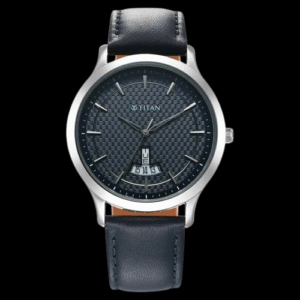 Titan Karishma Quartz Analog Blue Dial Leather Strap Watch for Men nt1825sl14 Men's Watch