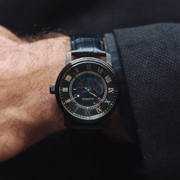 EARNSHAW, Heritage Westminster Mechanical Skeleton Raven Black ES-8096-04, MECHANICAL SKELETON - Image 4