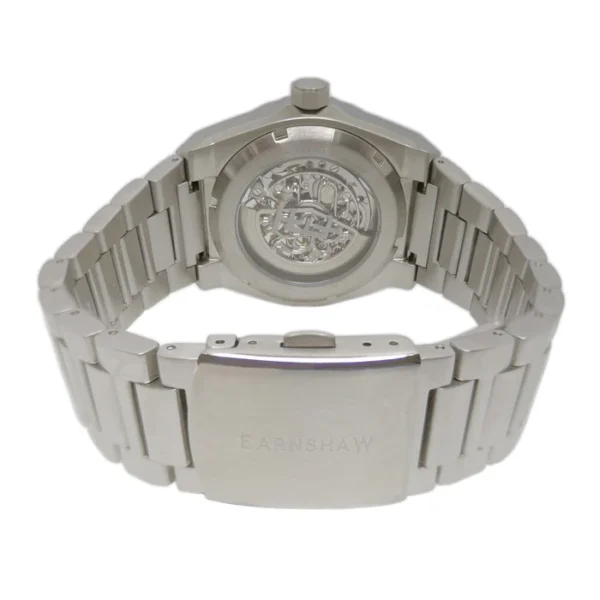EARNSHAW, Blue Ring ES-8228-33,CLARK HIGH BEAT 72 POWER RESERVE SKELETON AUTOMATIC - Image 3
