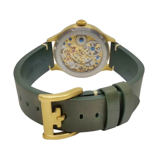 EARNSHAW BARON MECHANICAL SKELETON Mint Gold ES-8231-02 - Image 3