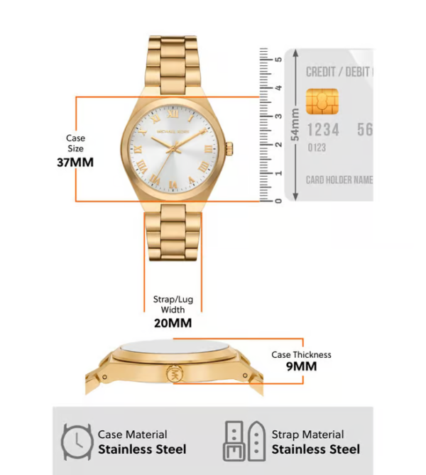 Michael Kors MK7391 Lennox Analog Watch for Women - Image 6