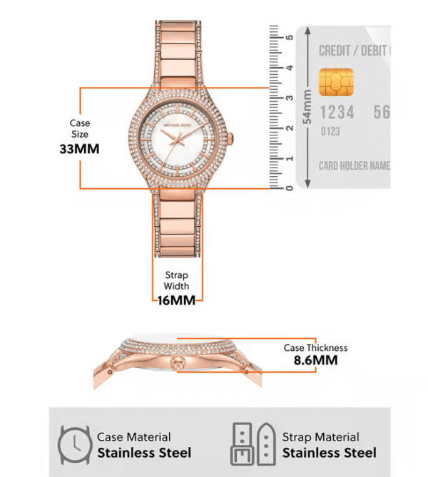 Michael Kors MK4656 Sylvia Analog Watch for Wome - Image 2