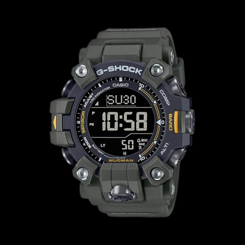 Casio G-Shock GW-9500-3DR Digital Dial Military Green Resin Strap Men's Watch Mud Resistant Tough Solar G1445
