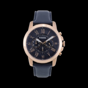 Grant Men Quartz Blue Dial Chronograph Leather Watch FS4835