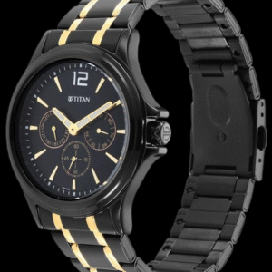Titan Men | Black & Gold  SKU 1698KM02