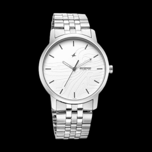 Fastrack Urban Camo White Dial Silver Stainless Steel Watch for Guys - NT3295SM01
