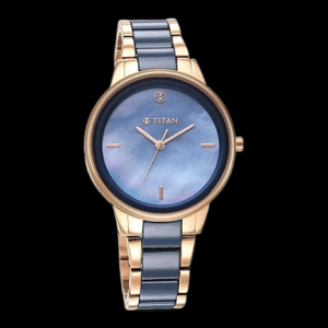 Titan Analog Blue Dial Women's Watch-95213KD03