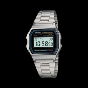 Casio Vintage Silver Digital Unisex Watch A-158WA-1Q - D011 Sale