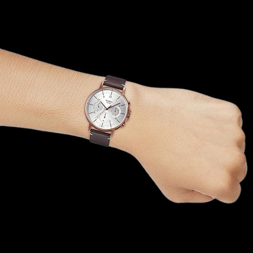 Casio Enticer Analog White Dial Men's Watch -MTP-E321RL-5AVDF(A1850) - Image 3