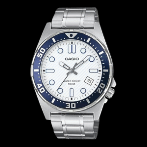 Casio Enticer Men MTD-135D-7AVDF Analog White Dial Men (A2379)