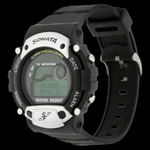 nt7982pp02 SF Digital Dial Plastic Strap Watch for Men